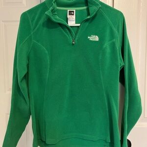 The North Face Vibrant Green Quarter-Zip Fleece